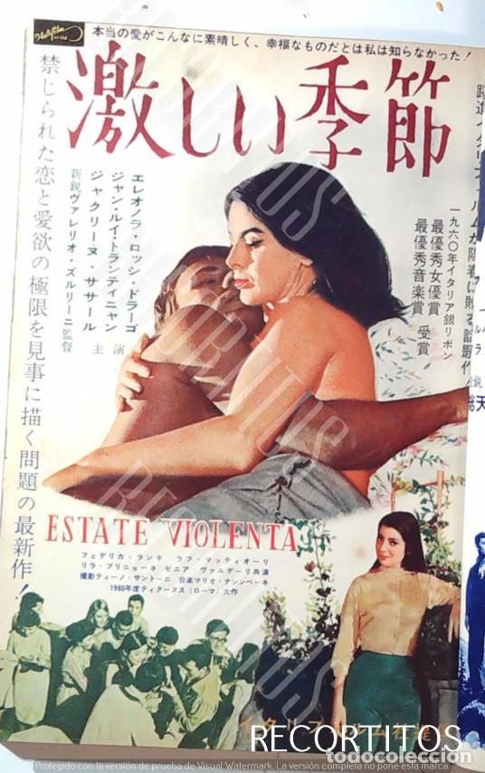 Kino: CLIPPINGS 1960 JAPAN Eleonora Rossi Drago JEAN LOUIS TRINTIGNANT ESTATE VIOLENTA