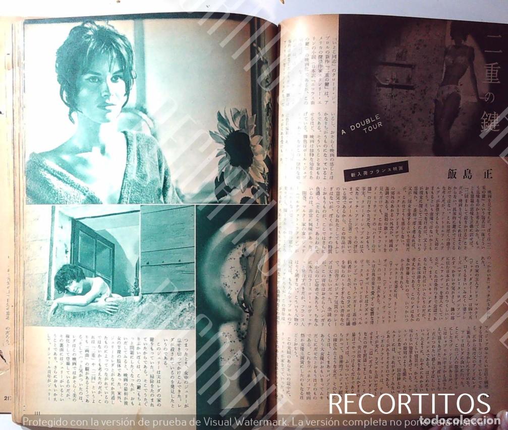 Cine: CLIPPINGS 1960 JAPAN double tour japan jean paul belmondo antonella lualdi omoi no kagi