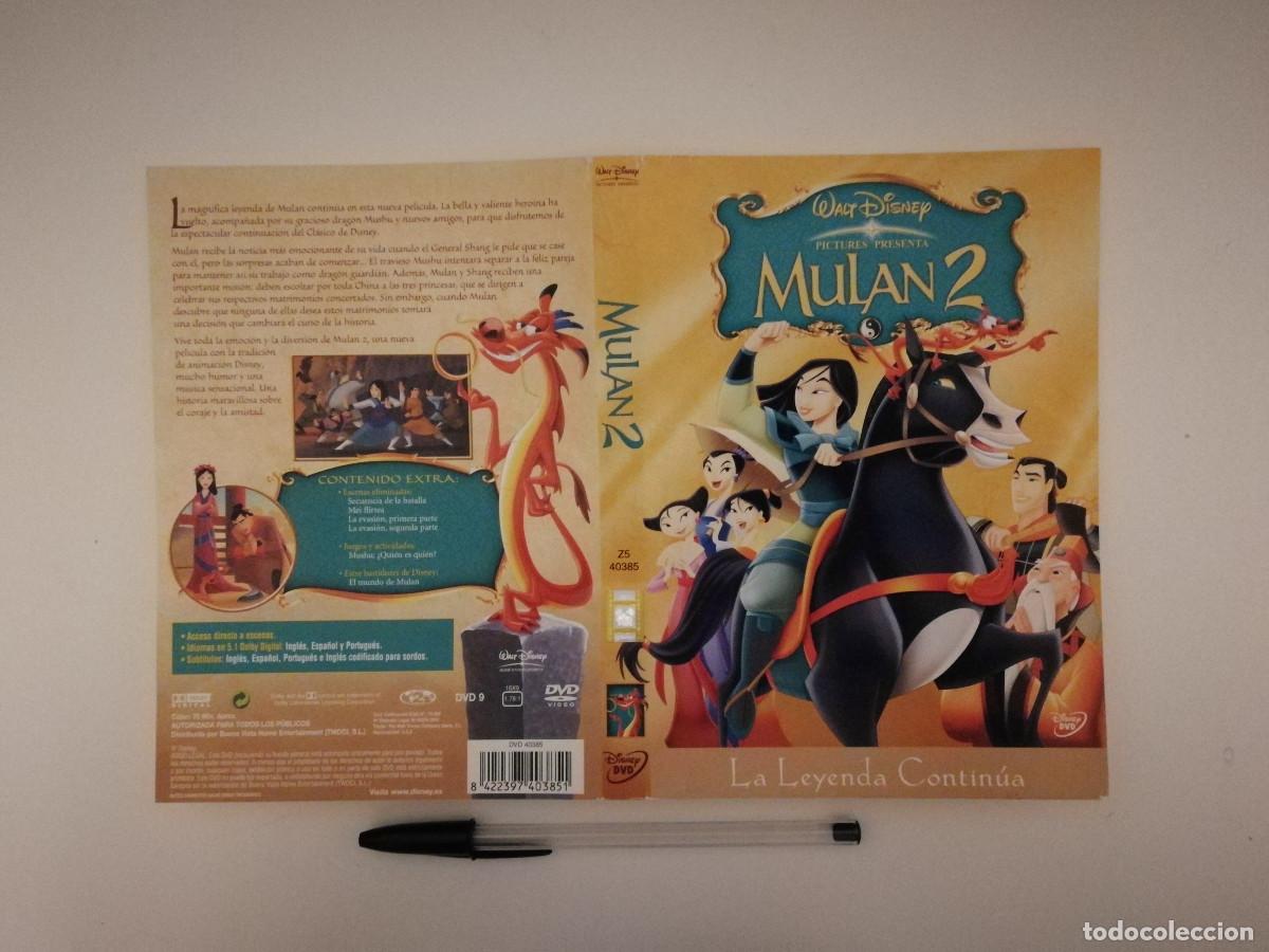 Kino: CARATULA ORIGINAL -A4- MULAN 2 - WALT DISNEY