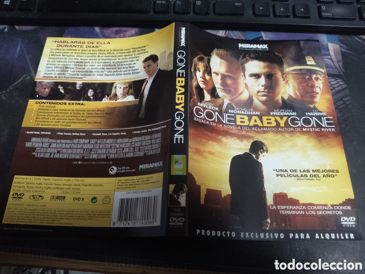 Cinema: Car&aacute;tula DVD - gone baby gone