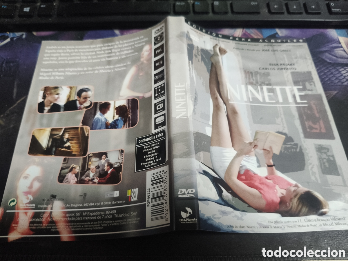 Cinema: Car&aacute;tula DVD - ninette
