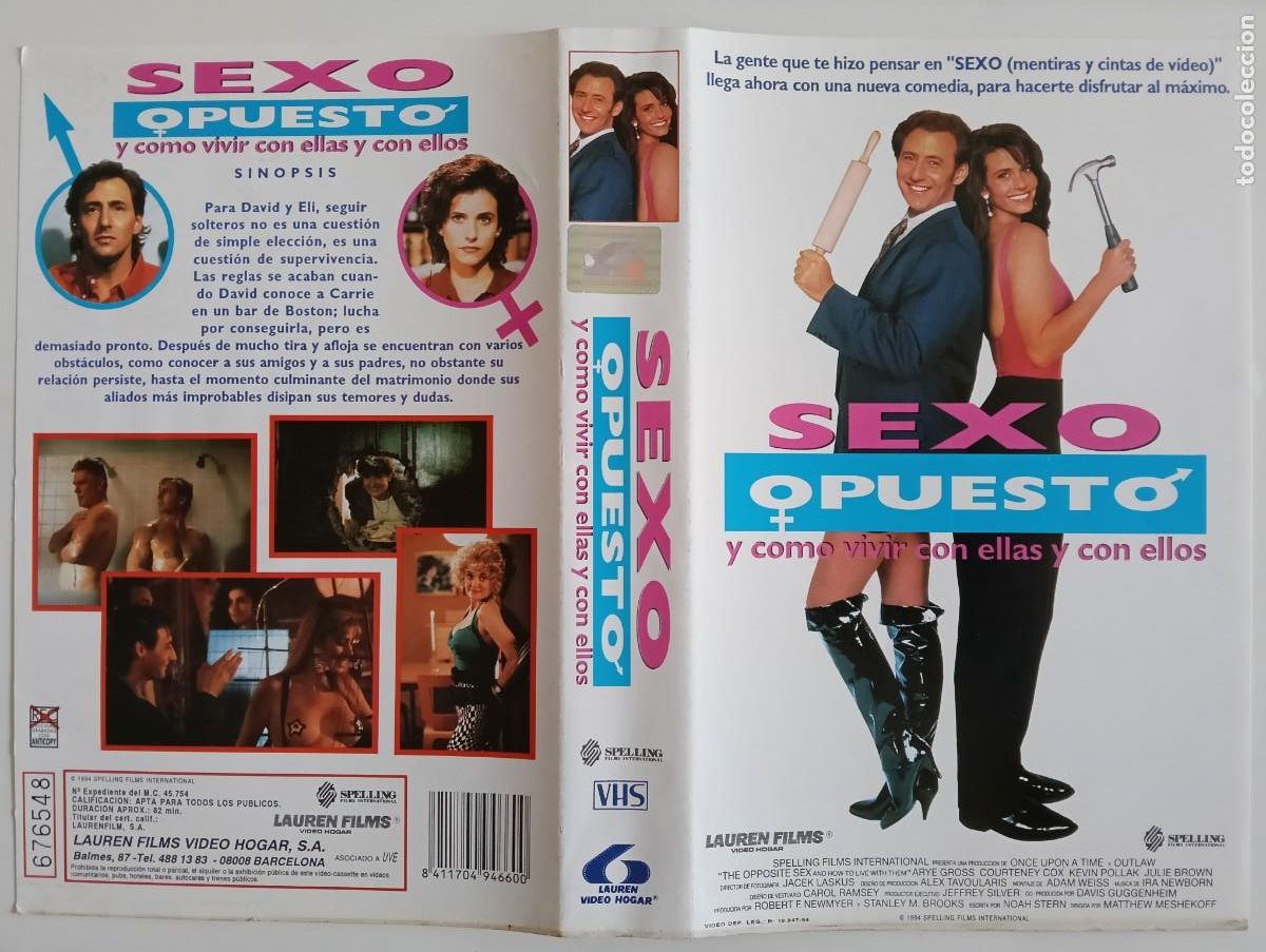 Cinema: CARATULA - SEXO OPUESTO LAUREN VHS