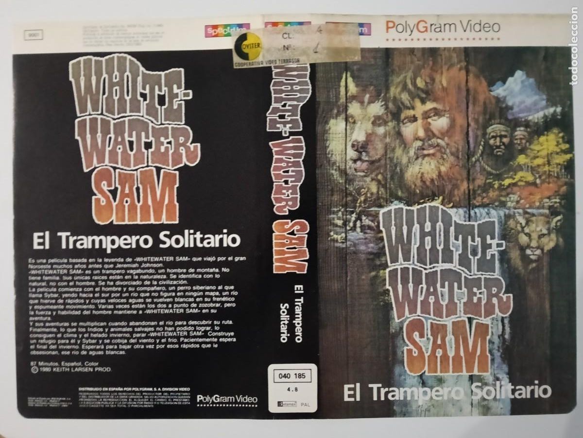 Cine: SUBASTA CARATULAS 28 - WHITE WATER SAM POLYGRAM BETA - Foto 1
