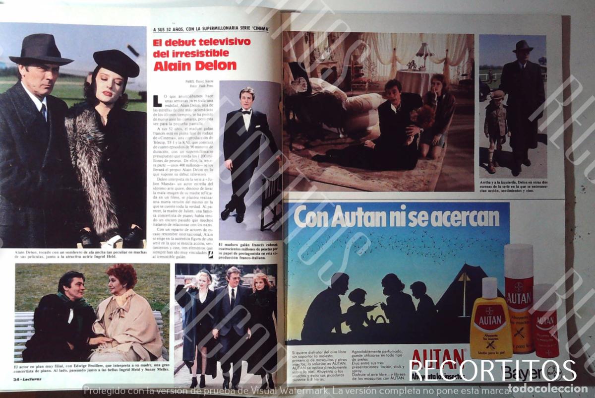 Cinema: ALAIN DELON INGRID HELD EDWIGE FEULLIRE