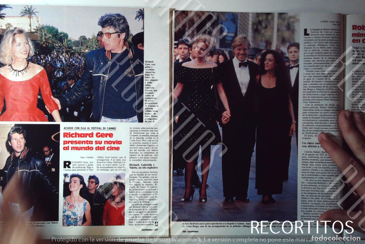 Cinema: RICHARD GERE EN CANNES GABRIELLE LAZURE