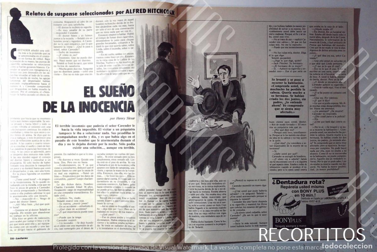 Cinema: ELSUE&Ntilde;O DE LA INOCENCIA RELATOS DE ALFEED HITCHCOCK