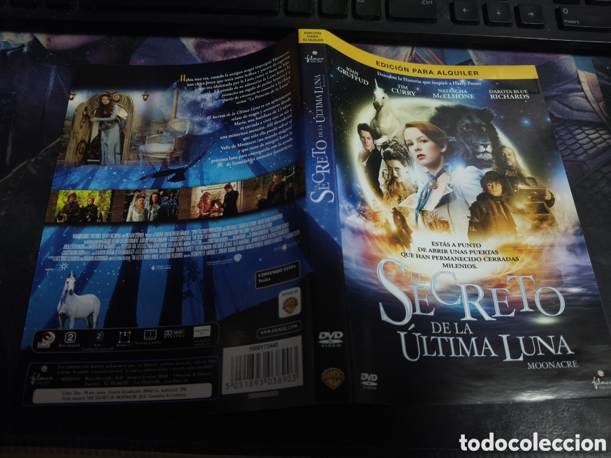 Cinema: Car&aacute;tula DVD - el secreto de la &uacute;ltima luna