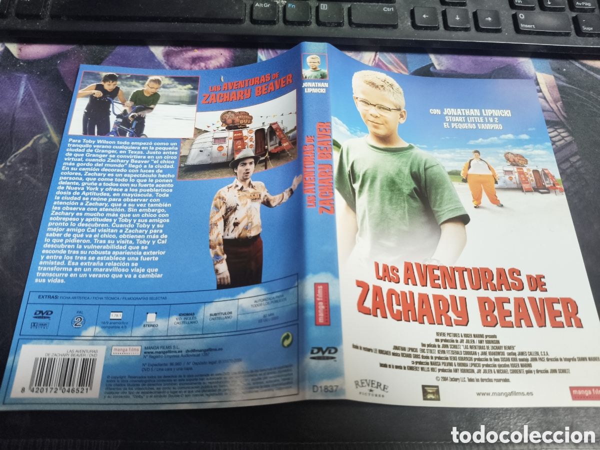 Cinema: Car&aacute;tula DVD - las aventuras de zachary beaver