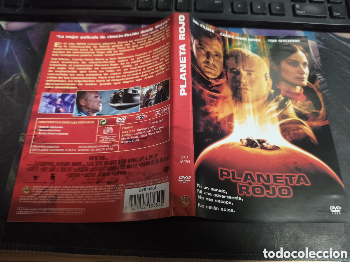 Cinema: Car&aacute;tula DVD - planeta rojo