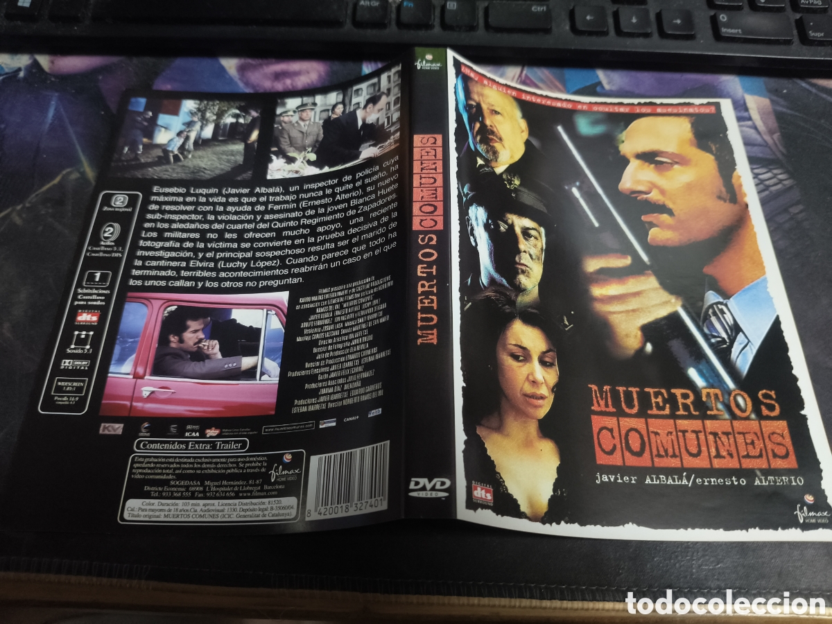 Cinema: Car&aacute;tula DVD - muertos comunes