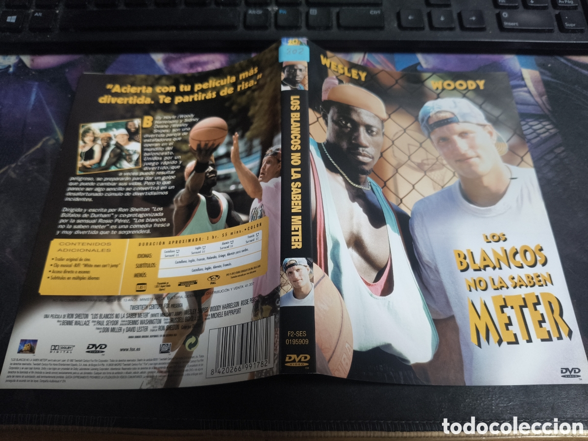 Cinema: Car&aacute;tula DVD - los blancos no la saben meter