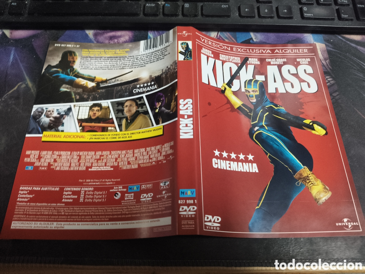 Cinema: Car&aacute;tula DVD - Kick-ass
