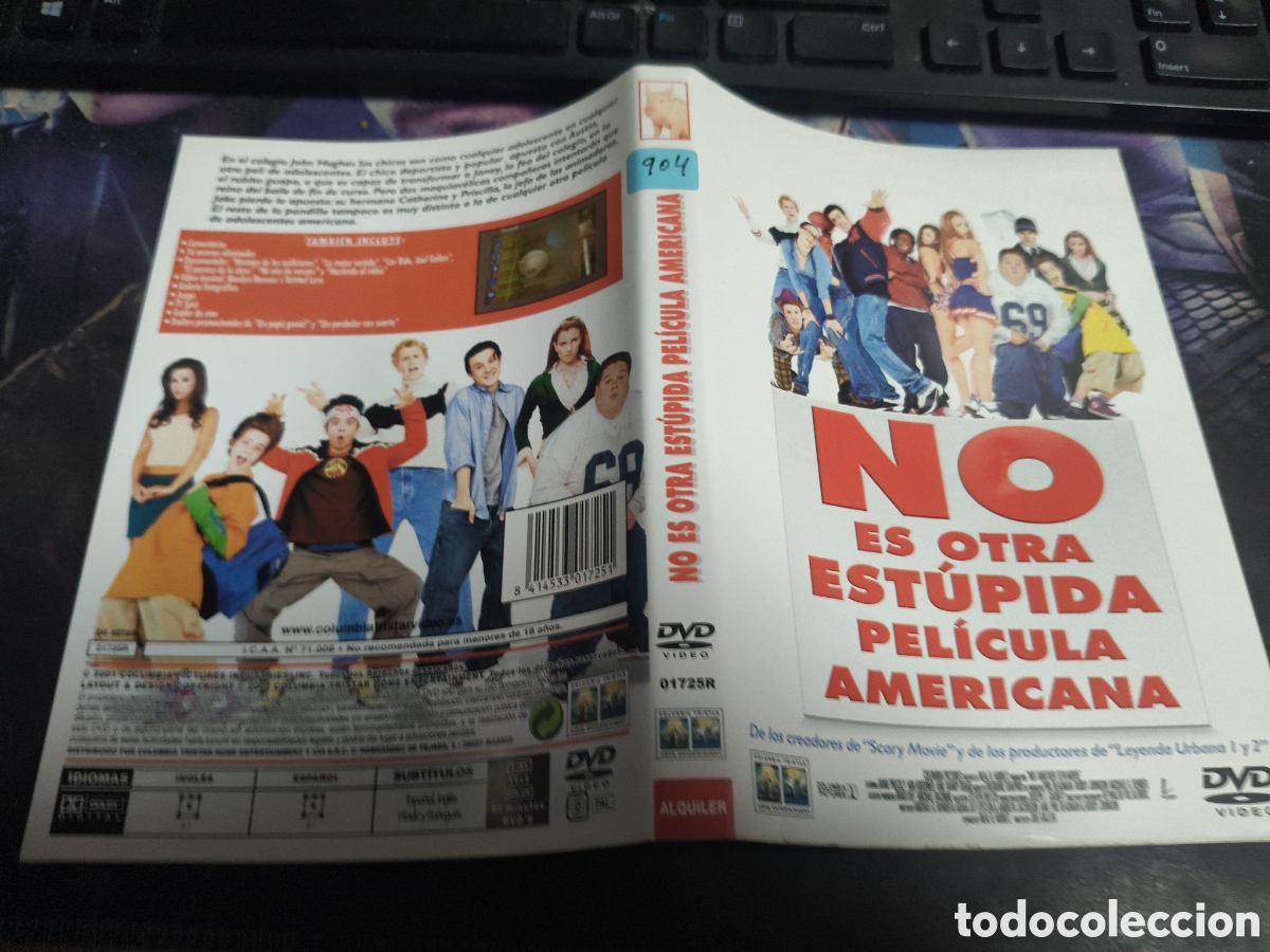 Cinema: Car&aacute;tula DVD - no es otra est&uacute;pida pel&iacute;cula americana