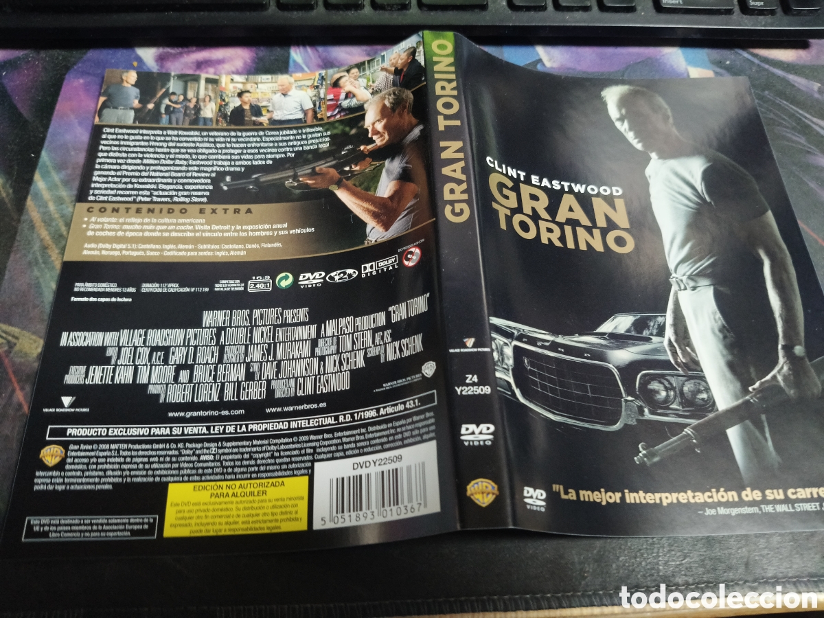 Cinema: Car&aacute;tula DVD - gran Torino