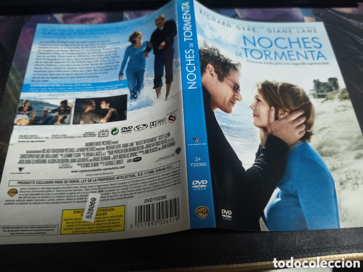 Cinema: Car&aacute;tula DVD - noches de tormenta