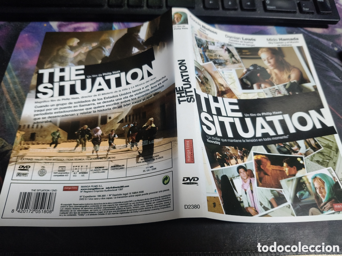 Cinema: Car&aacute;tula DVD - the situation