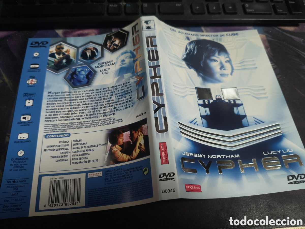 Cinema: Car&aacute;tula DVD - cypher