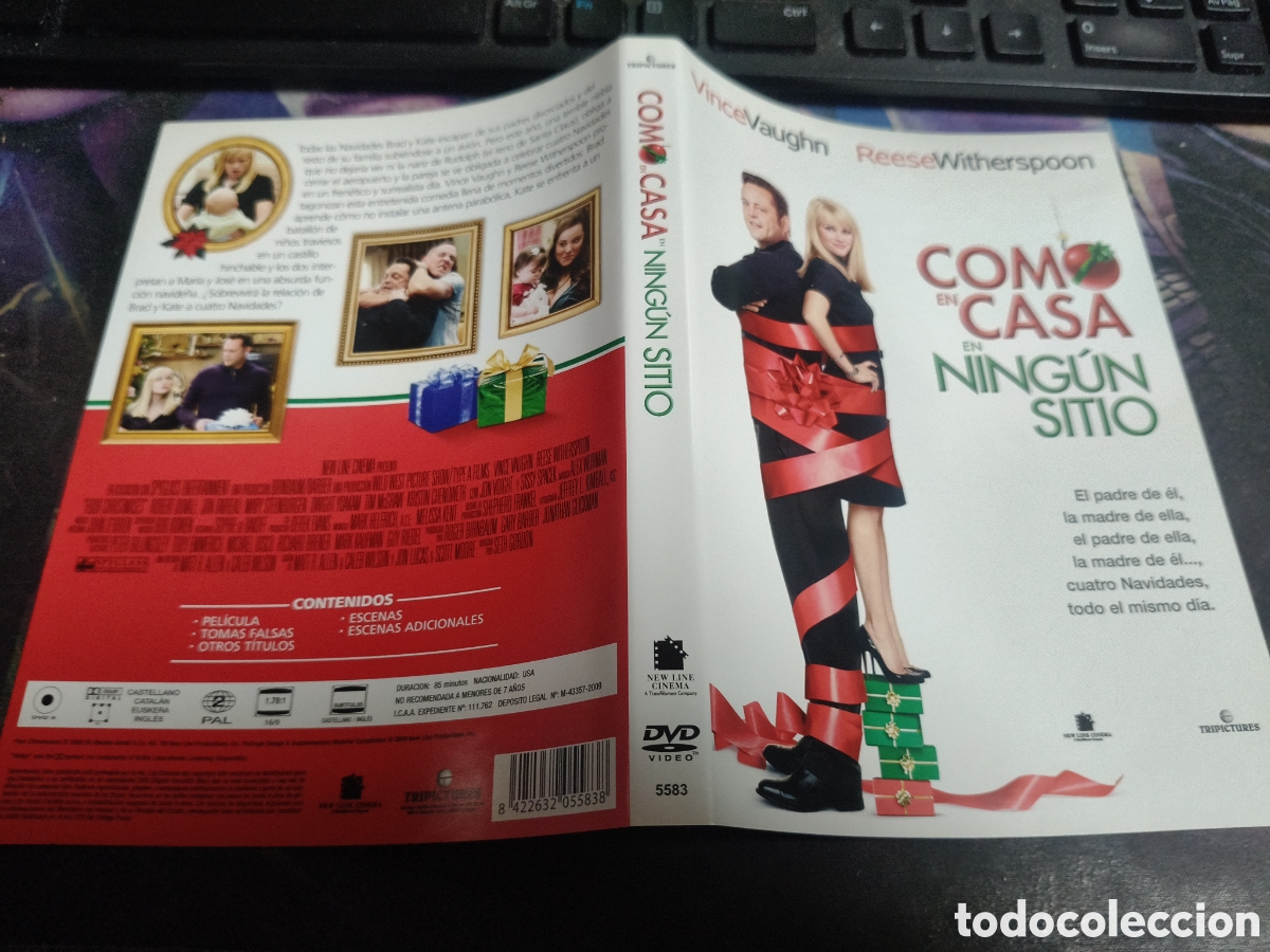 Cinema: Car&aacute;tula DVD - como en casa en ning&uacute;n sitio