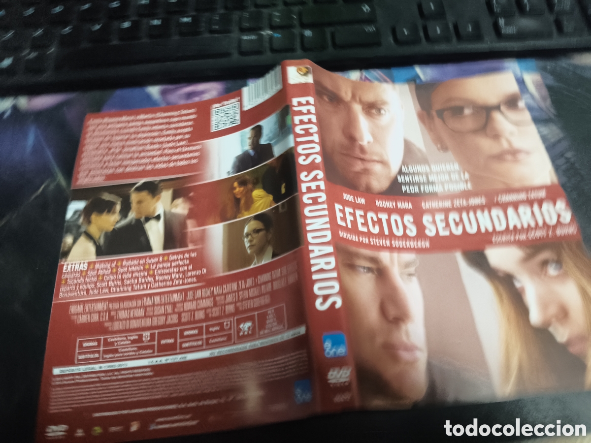 Cine: Car&aacute;tula DVD - efectos secundarios