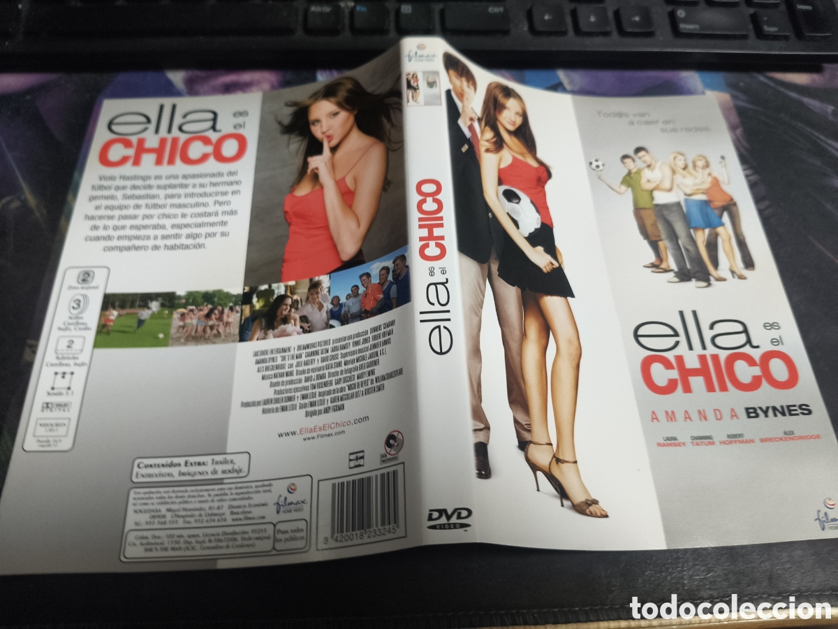 Cine: Car&aacute;tula DVD - ella es el chico