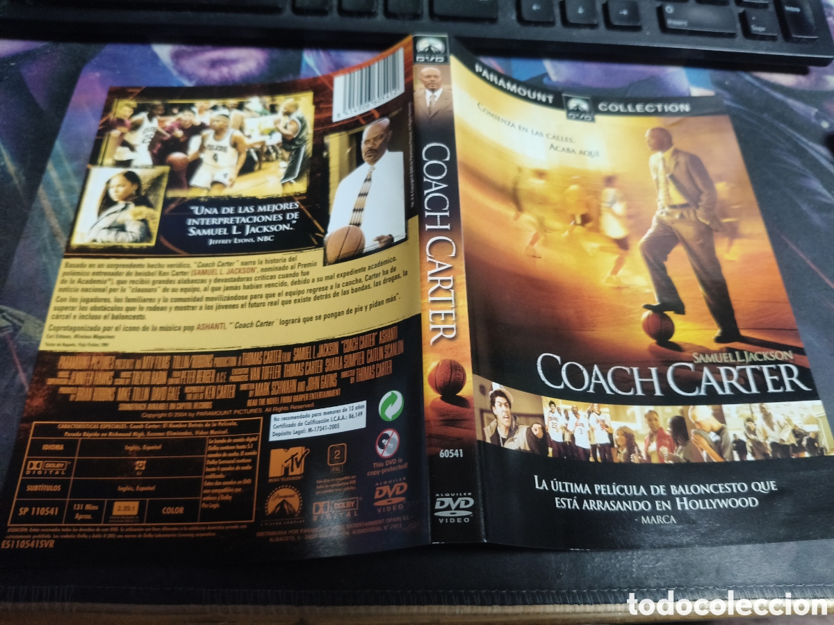 Cine: Car&aacute;tula DVD - coach carter