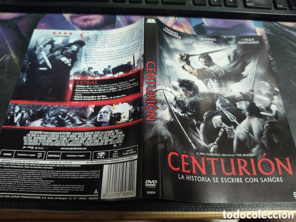 Cine: Car&aacute;tula dvd - centuri&oacute;n