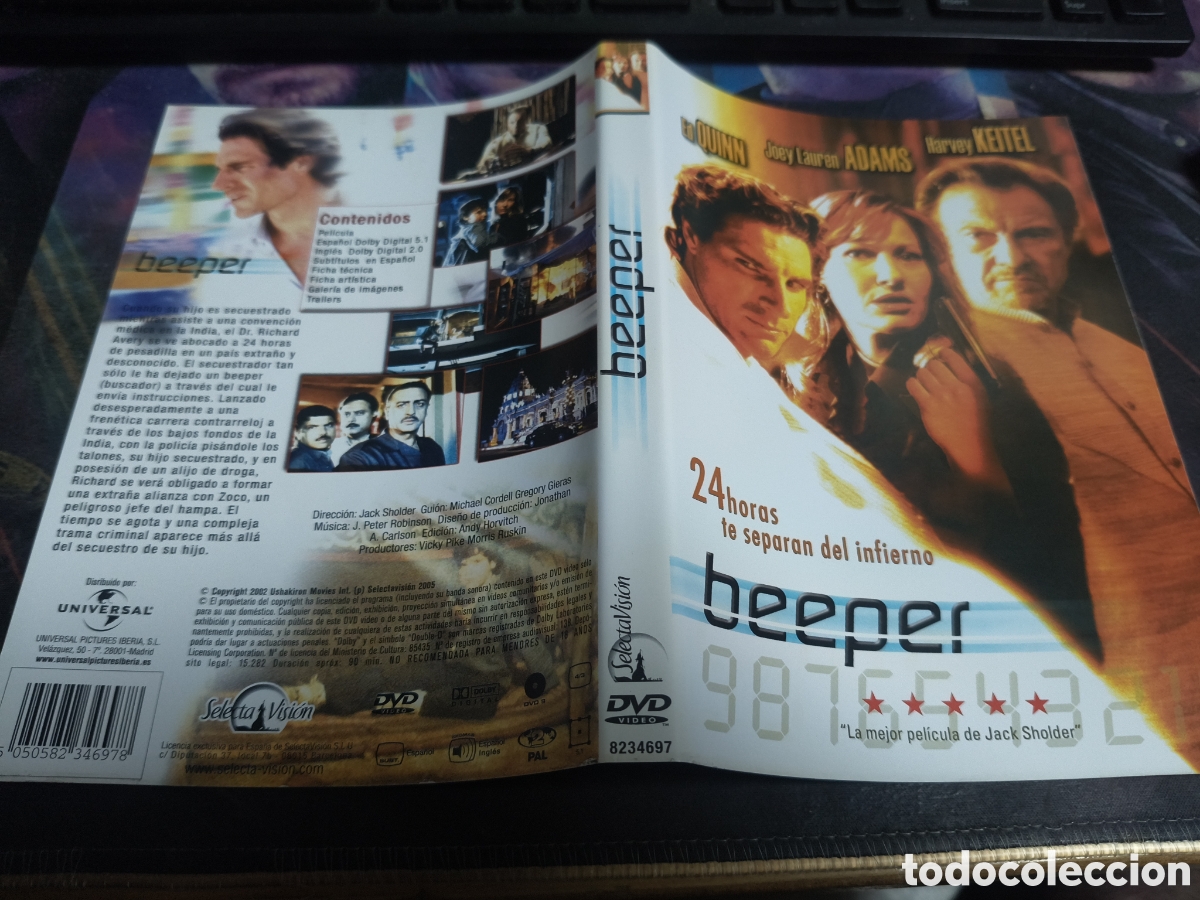 Cine: Car&aacute;tula DVD - beeper