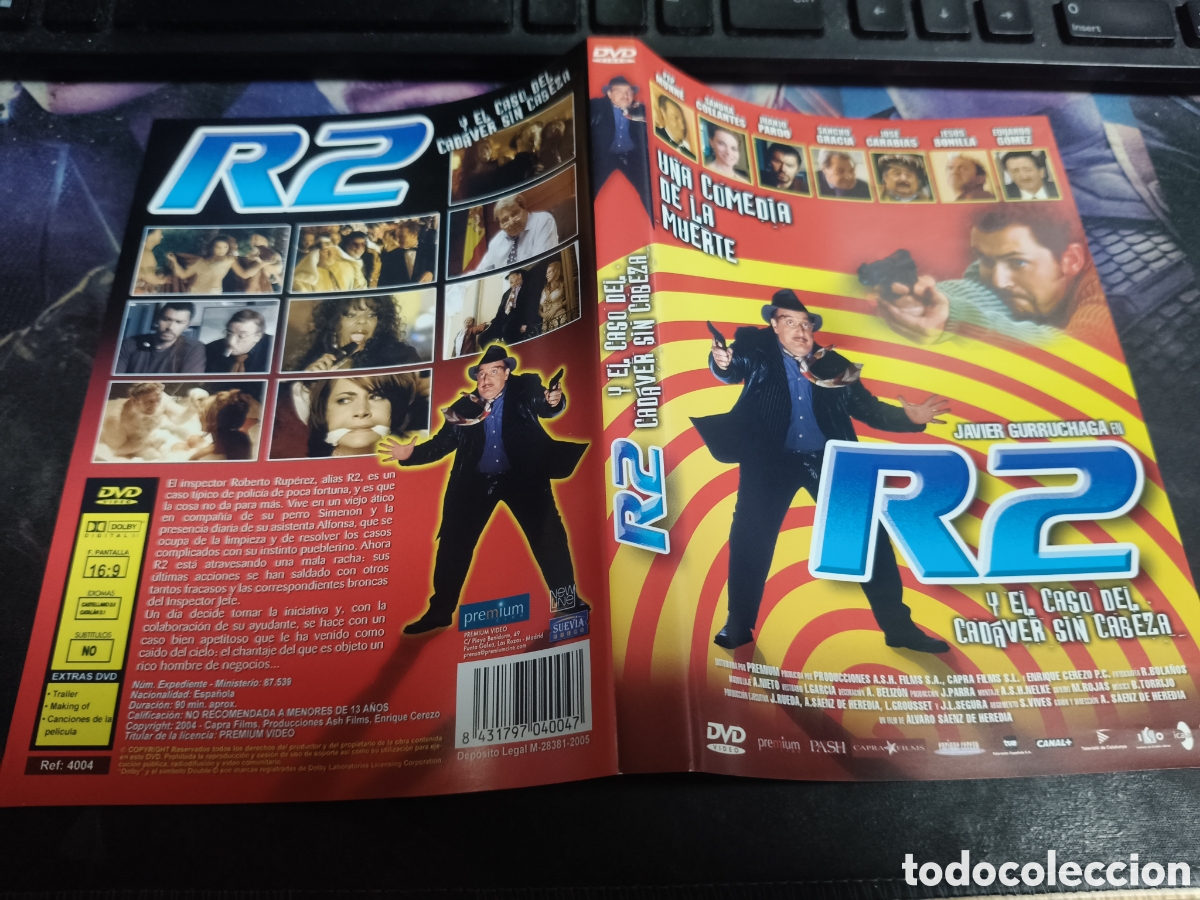 Cine: Car&aacute;tula DVD - R2 y el caso del cad&aacute;ver sin cabeza