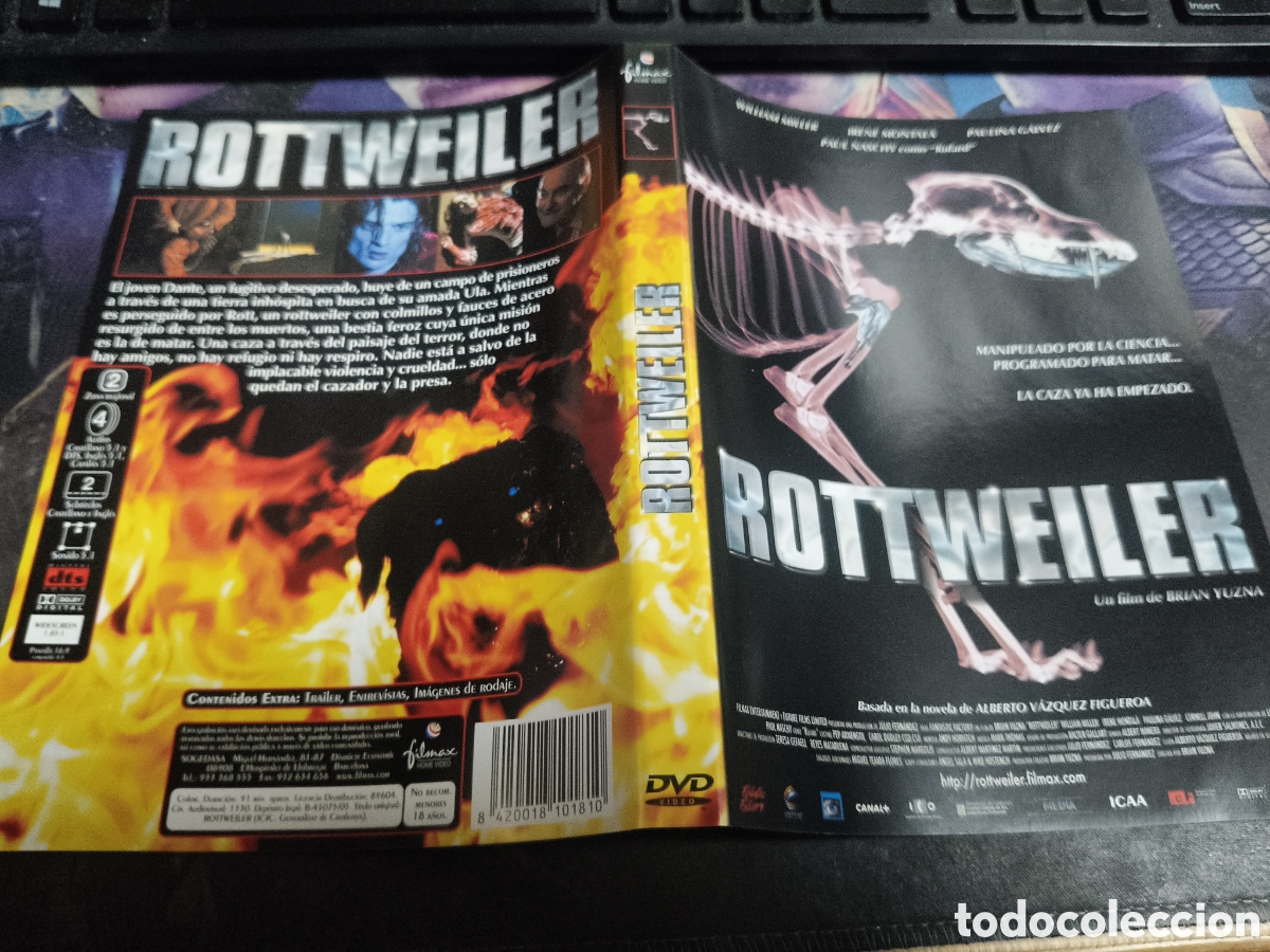 Cine: Car&aacute;tula DVD - rottweiler