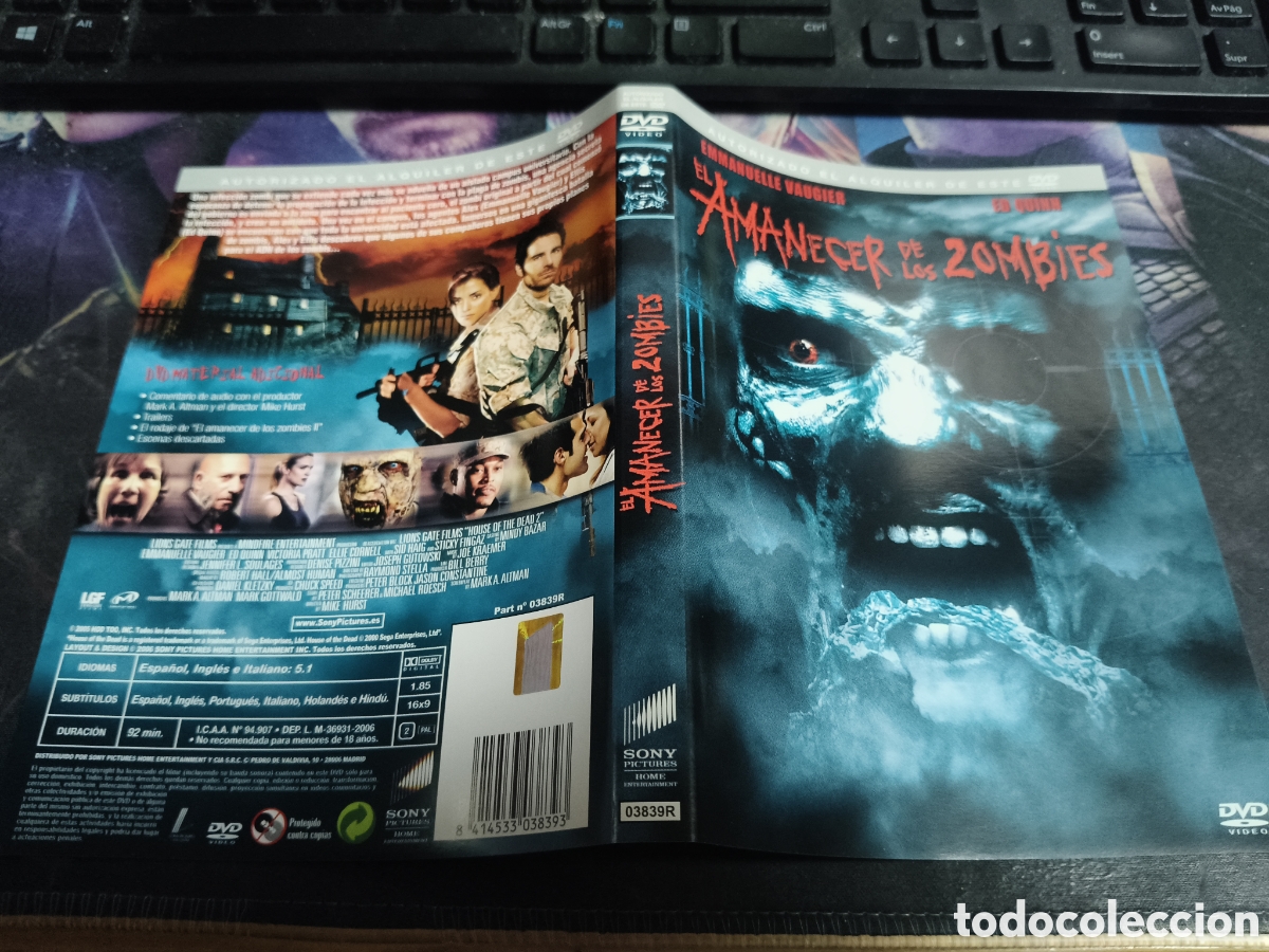 Cinema: Car&aacute;tula DVD - el amanecer de los zombies