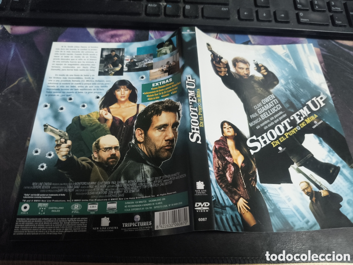 Cinema: Car&aacute;tula DVD - shoot em Up