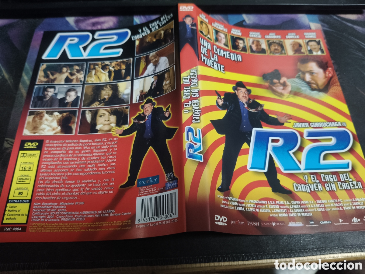 Cinema: Car&aacute;tula DVD - R2 y el caso del cad&aacute;ver sin cabeza