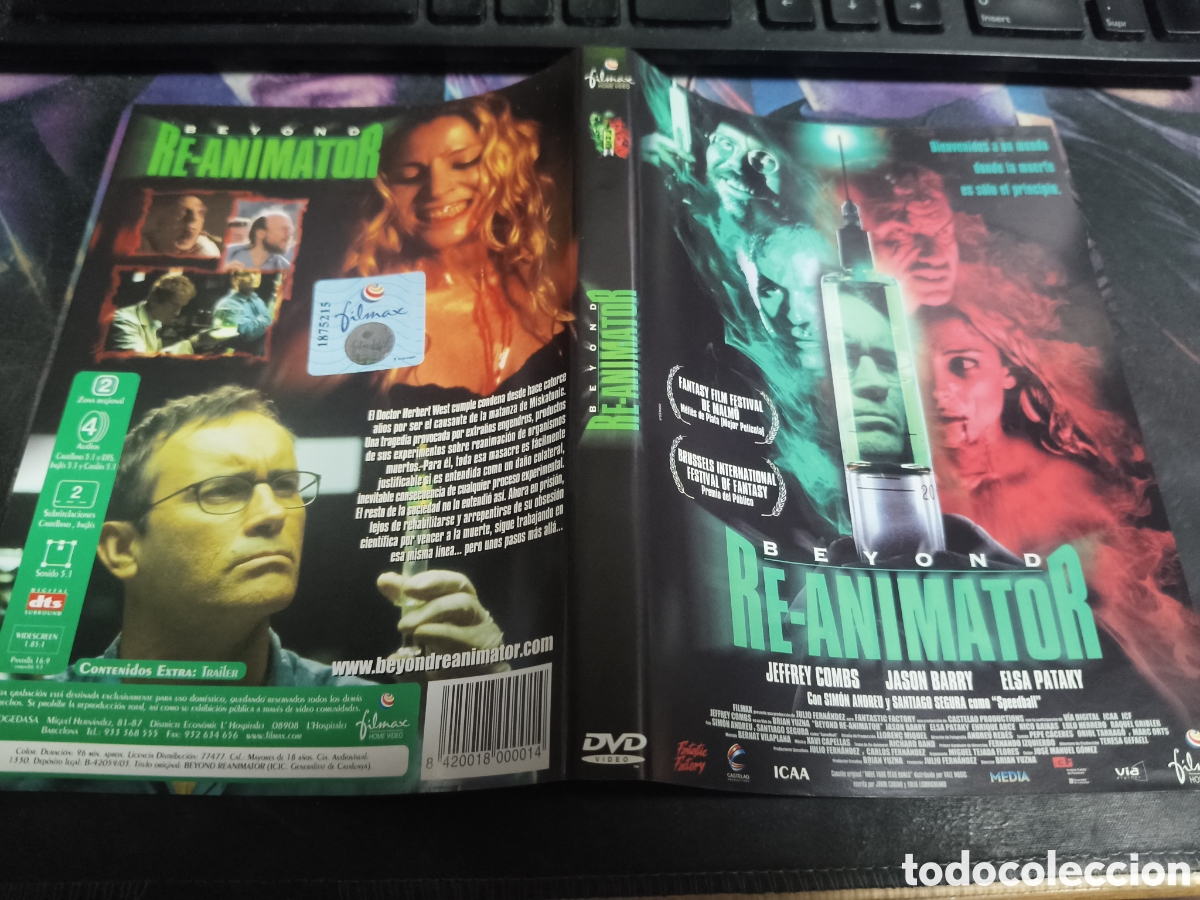 Cinema: Car&aacute;tula DVD - beyond re-animator