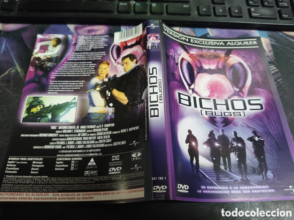 Cinema: Car&aacute;tula DVD - bichos