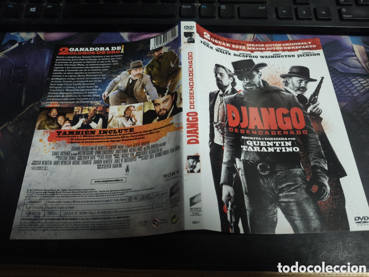 Cinema: Car&aacute;tula DVD - Django desencadenado