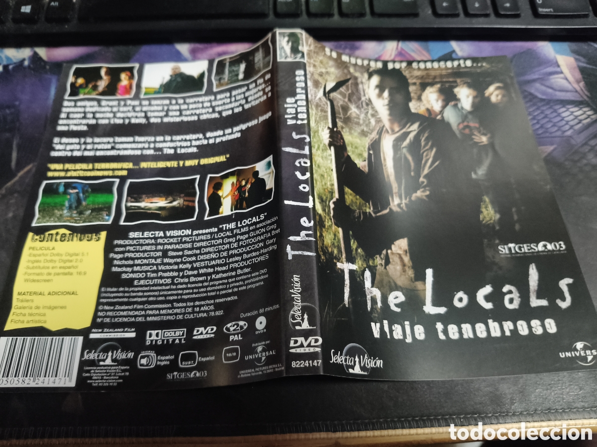 Cine: Car&aacute;tula DVD - the locals viaje tenebroso