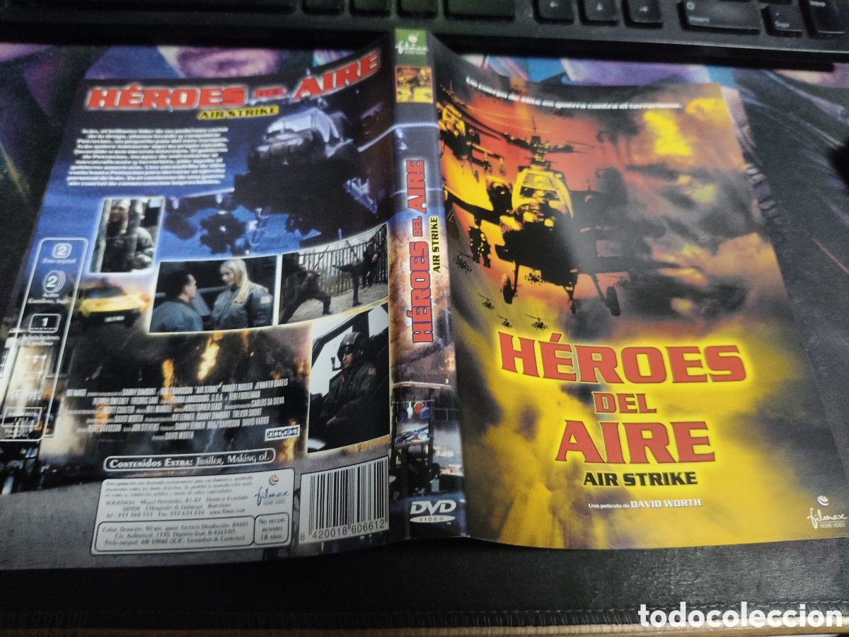 Cinema: Car&aacute;tula DVD - h&eacute;roes del aire