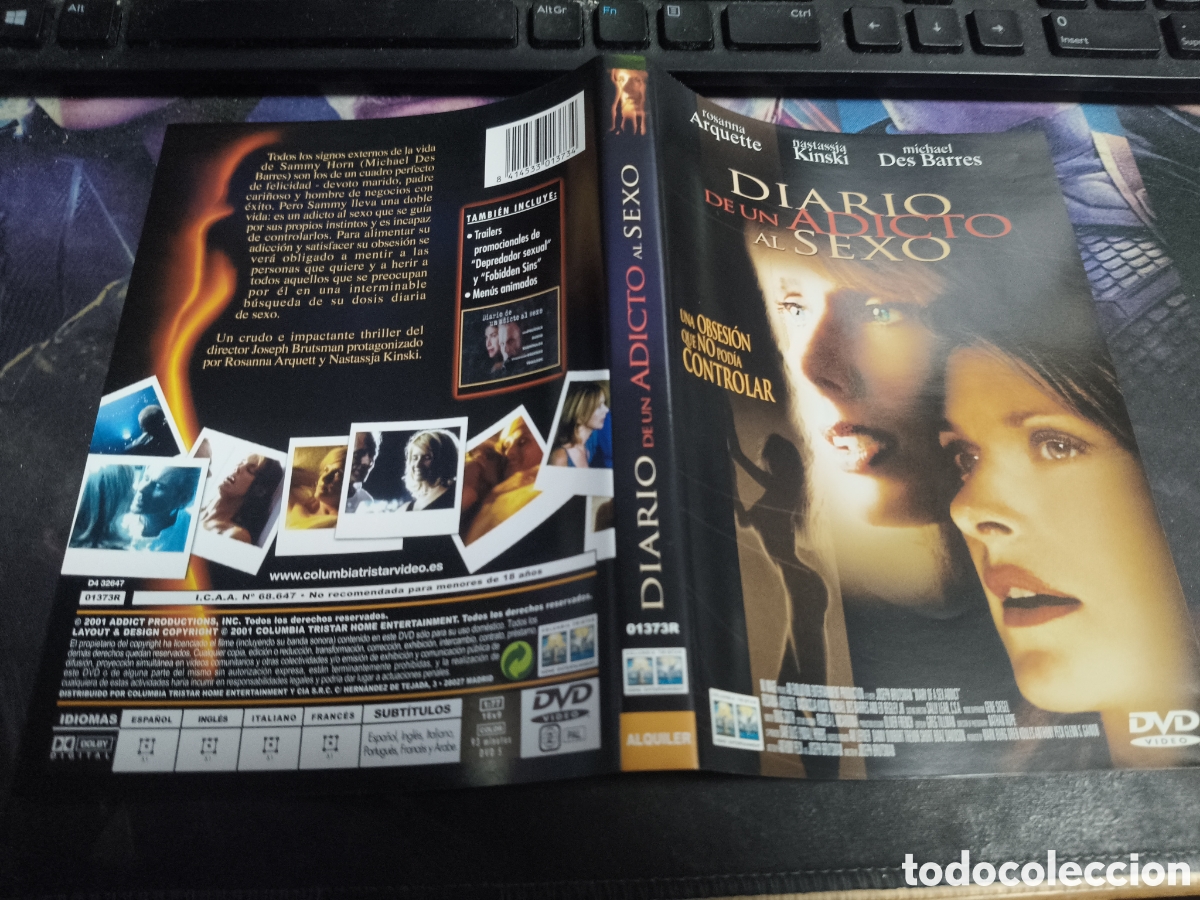 Cinema: Car&aacute;tula DVD - diario de un adicto al sexo