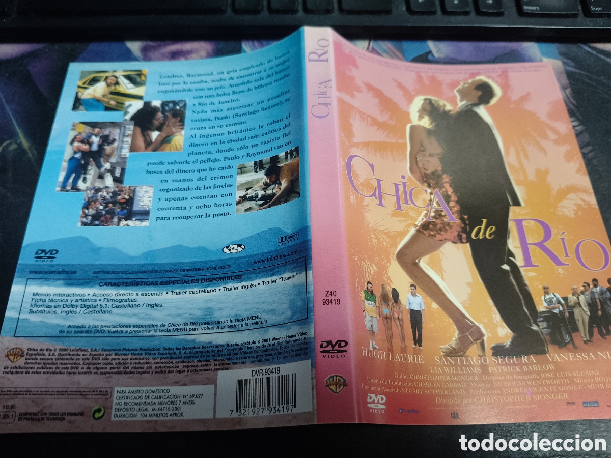 Cinema: Car&aacute;tula DVD - chica de r&iacute;o