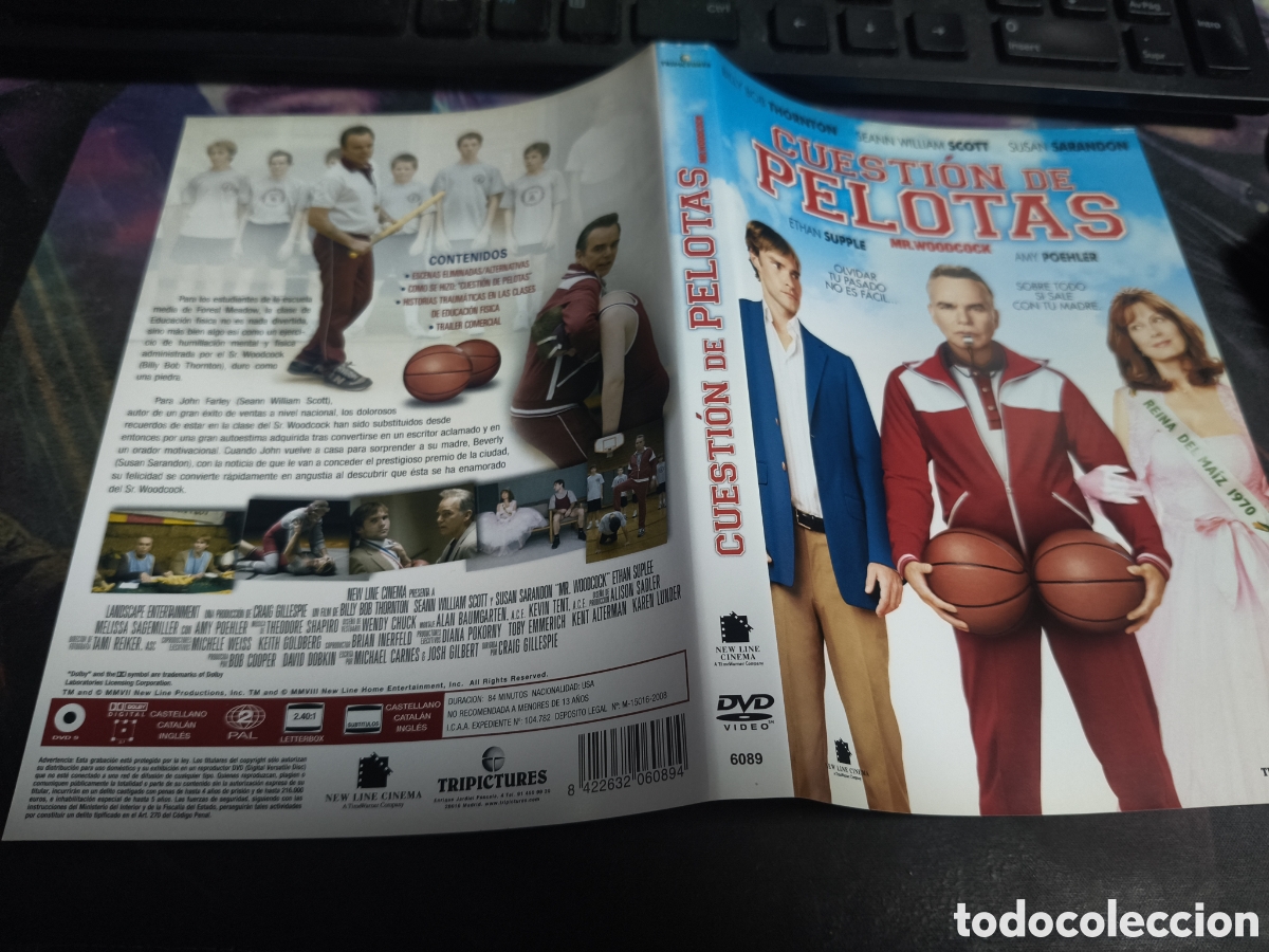 Cinema: Car&aacute;tula DVD - cuesti&oacute;n de pelotas