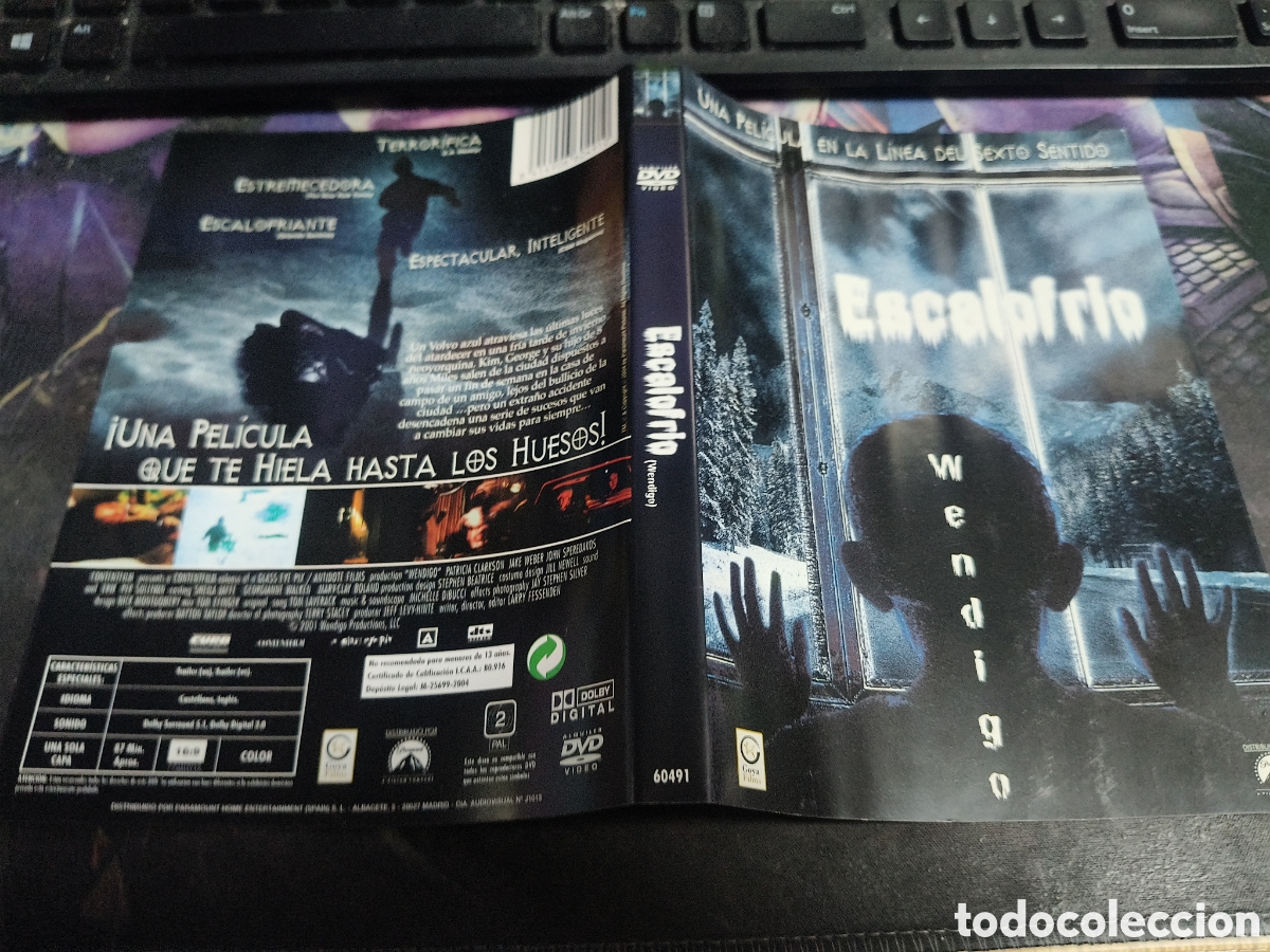 Cinema: Car&aacute;tula DVD - escalofr&iacute;o wendigo