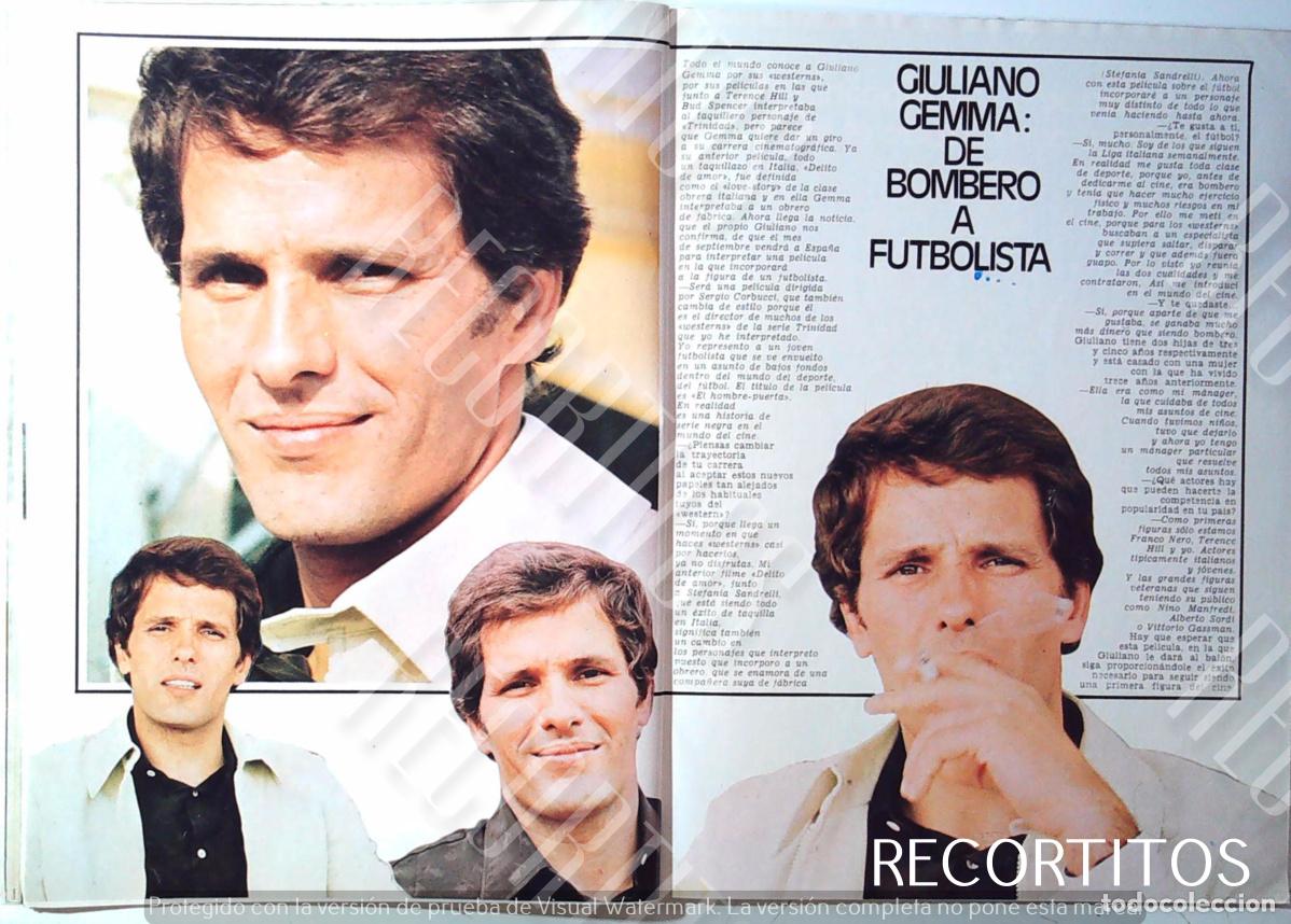 Cinema: giuliano gemma gema giulianno