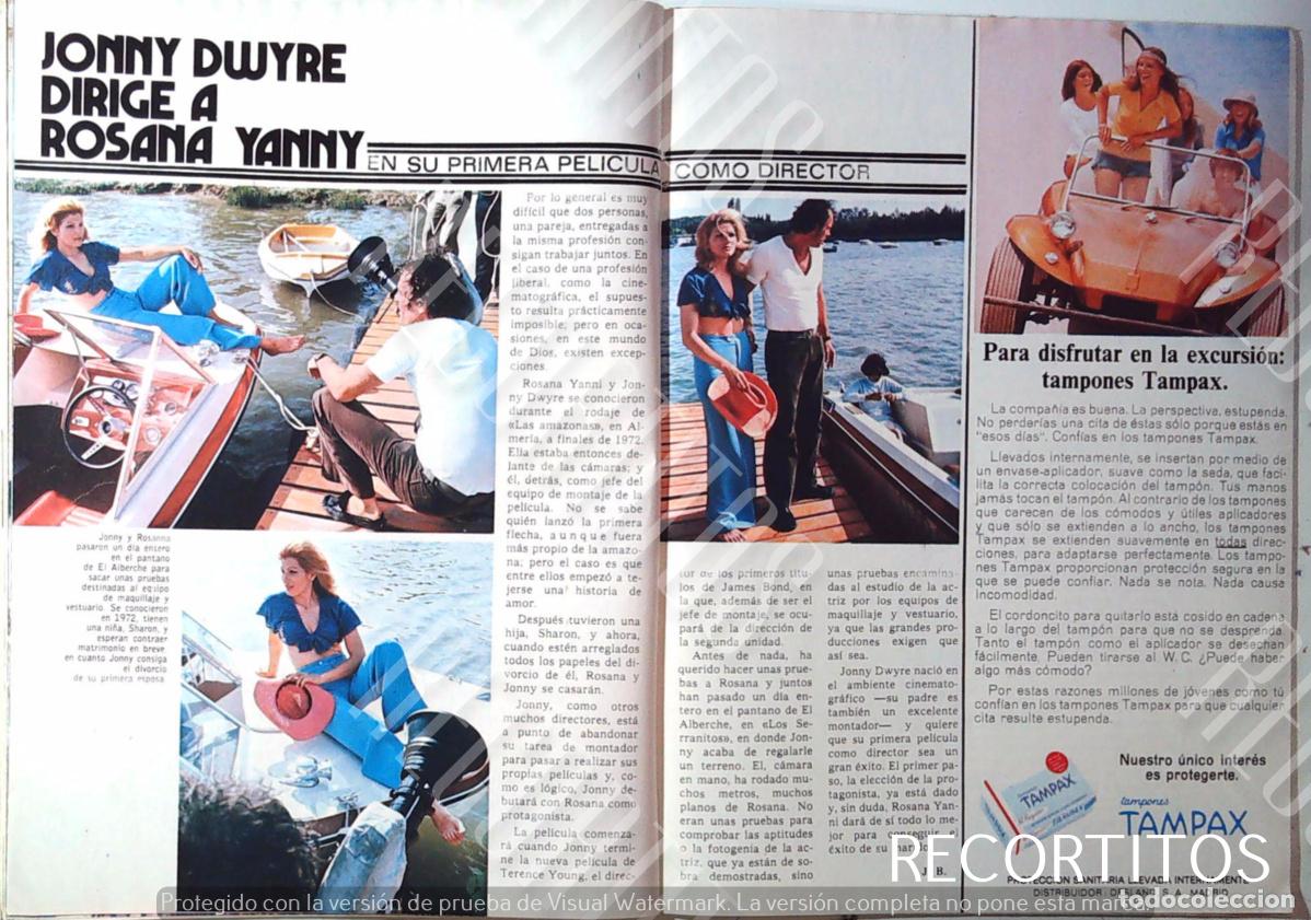 Cinema: rosana yanny rossana rossanna jonny dwyre tampax