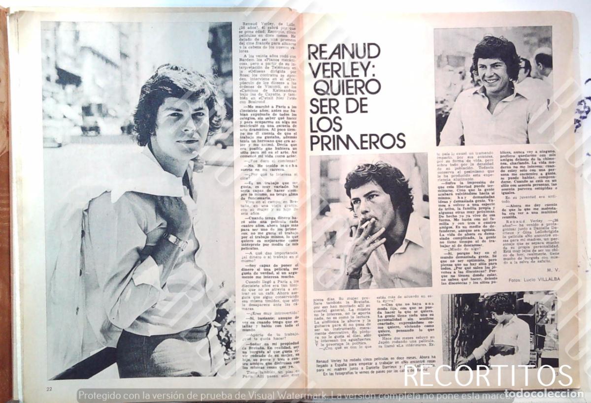 Cine: renaud verley actor sin marisol - Foto 1