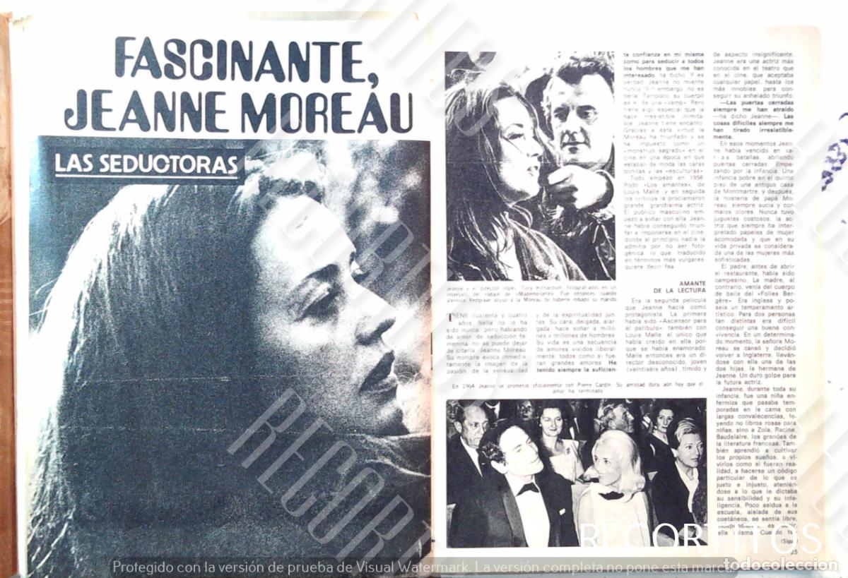 Cinema: jeanne moreau vida y milagros