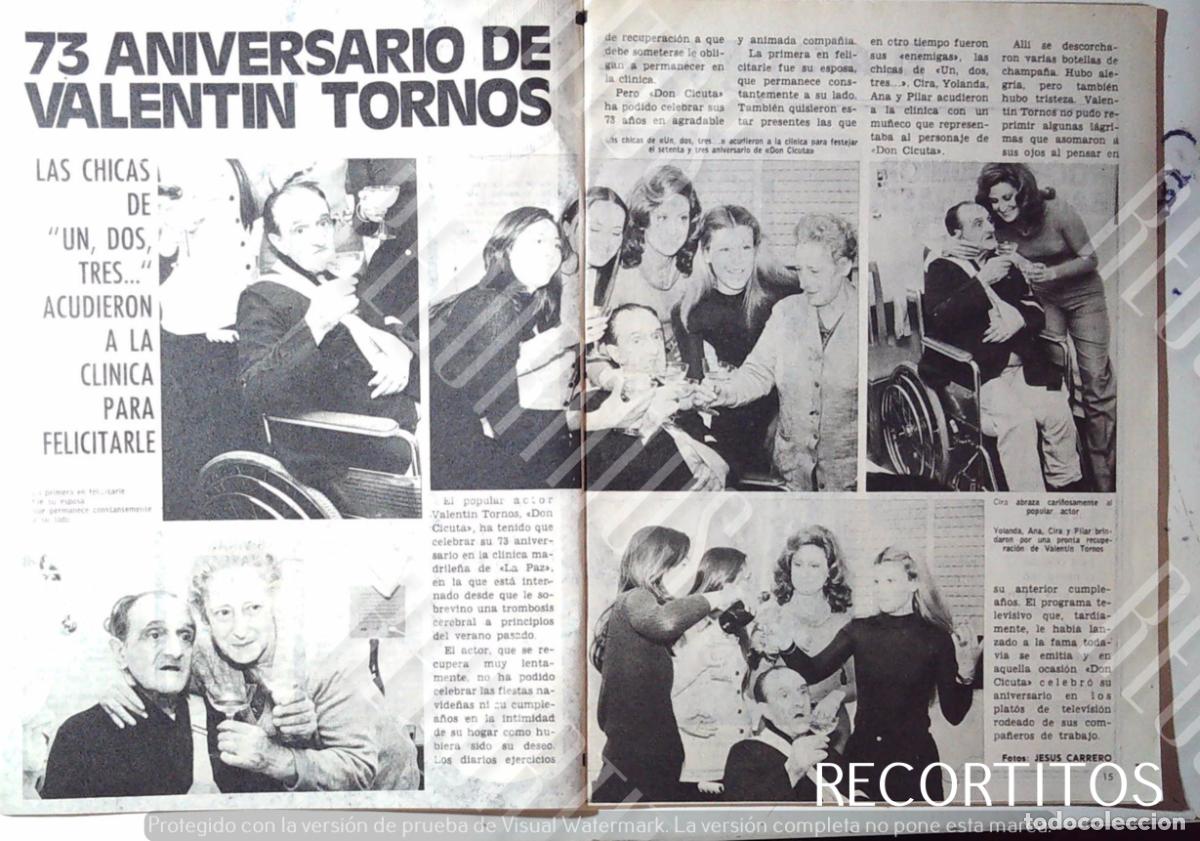 Cinema: DON CICUTA CON LAS CICUTA GIRLS DEL UN DOS TRES 1 2 3 CIRA YOLANDA ANA PILAR VALENTIN TORNOS