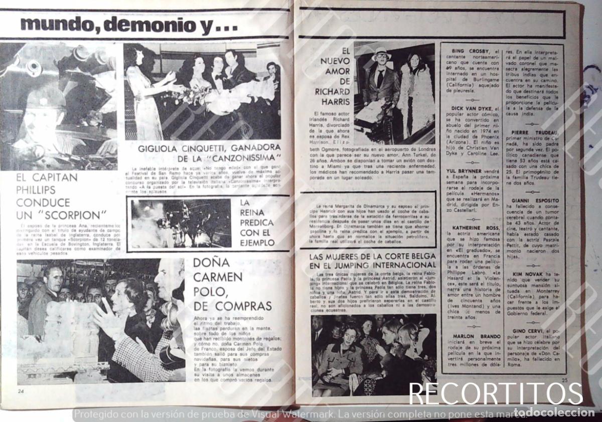 Cinema: GIGLIOLA CINQUETTI RICHARD HARRIS FABIOLA DE BELGICA PAOLA DE LIETJA