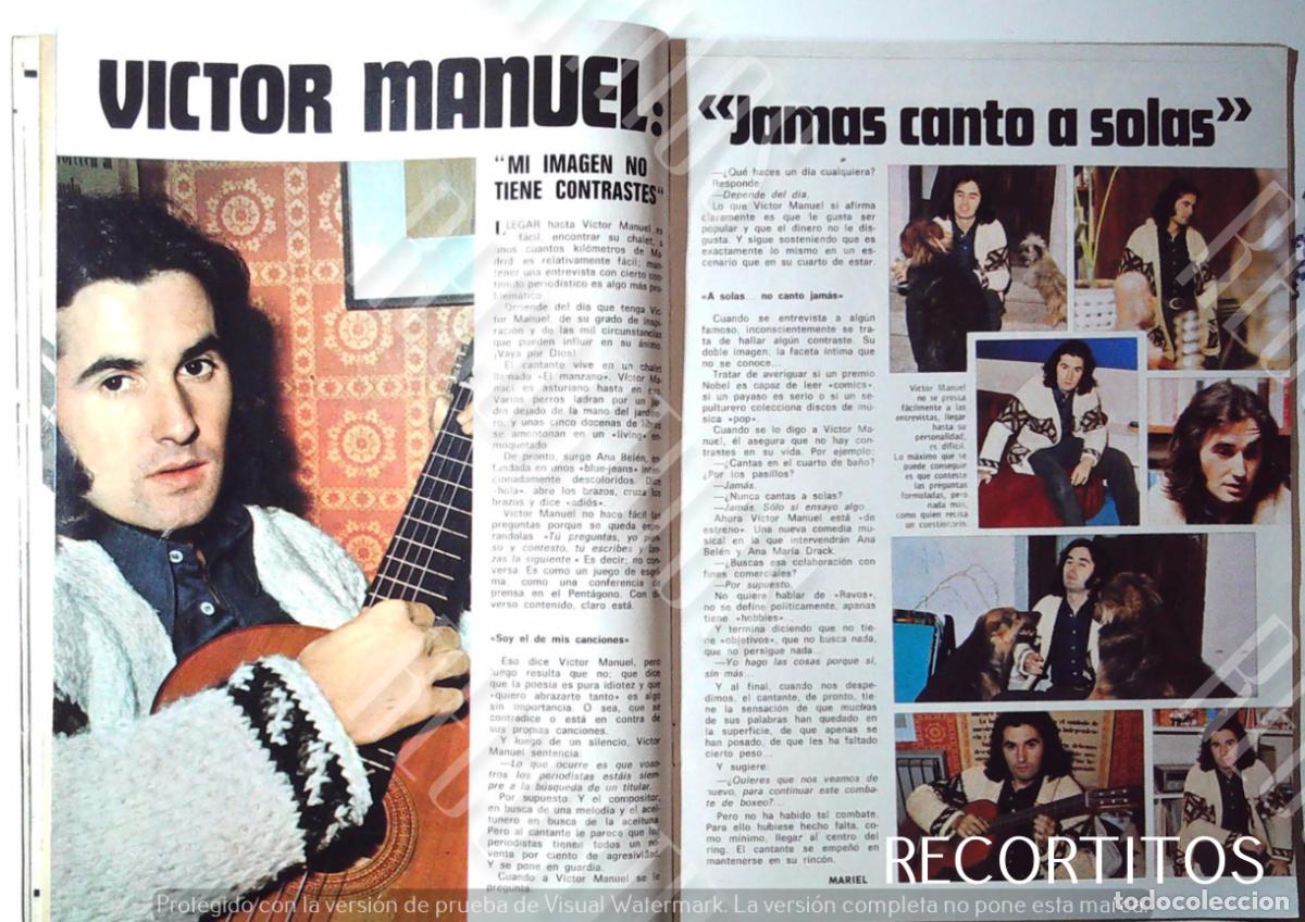 Cine: VICTOR MANUEL SIN ANA BELEN - Foto 1