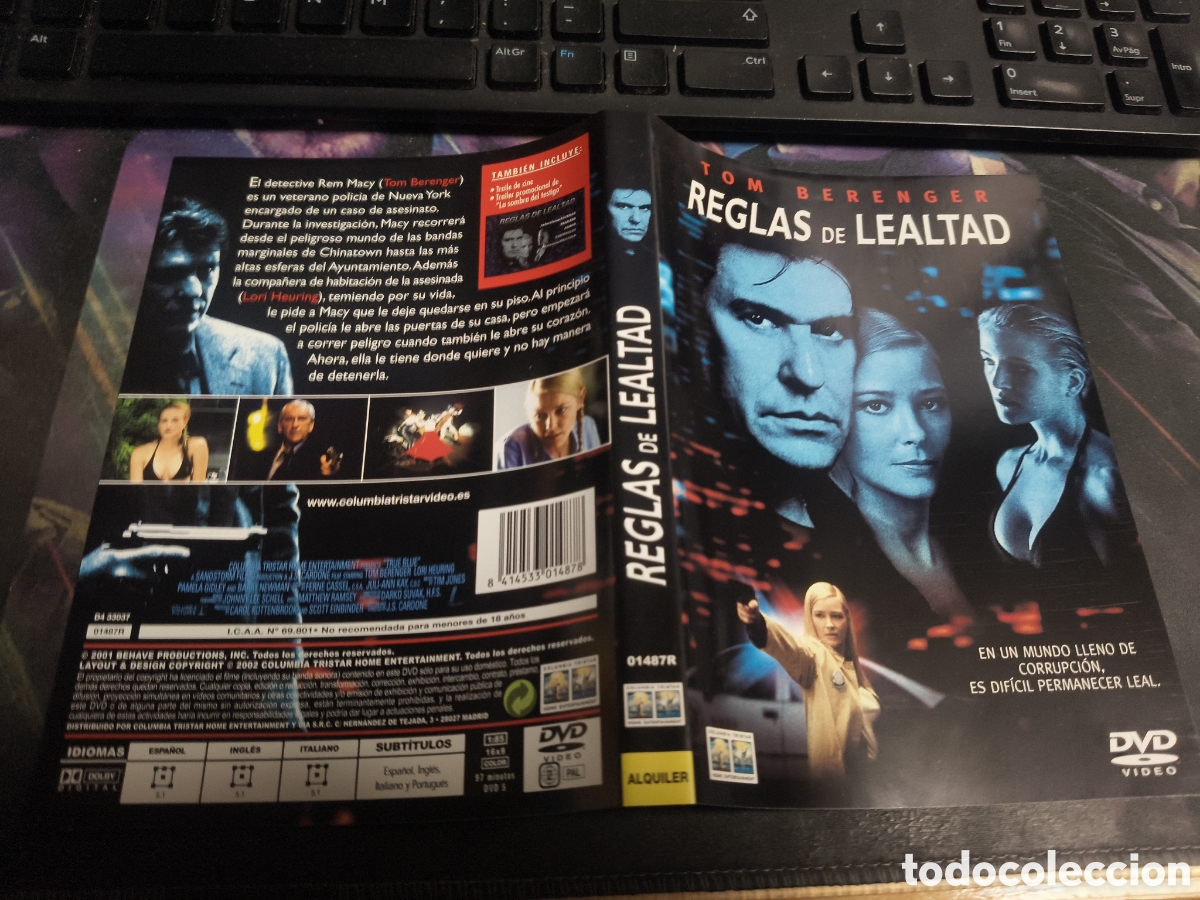 Cinema: Car&aacute;tula DVD - reglas de lealtad