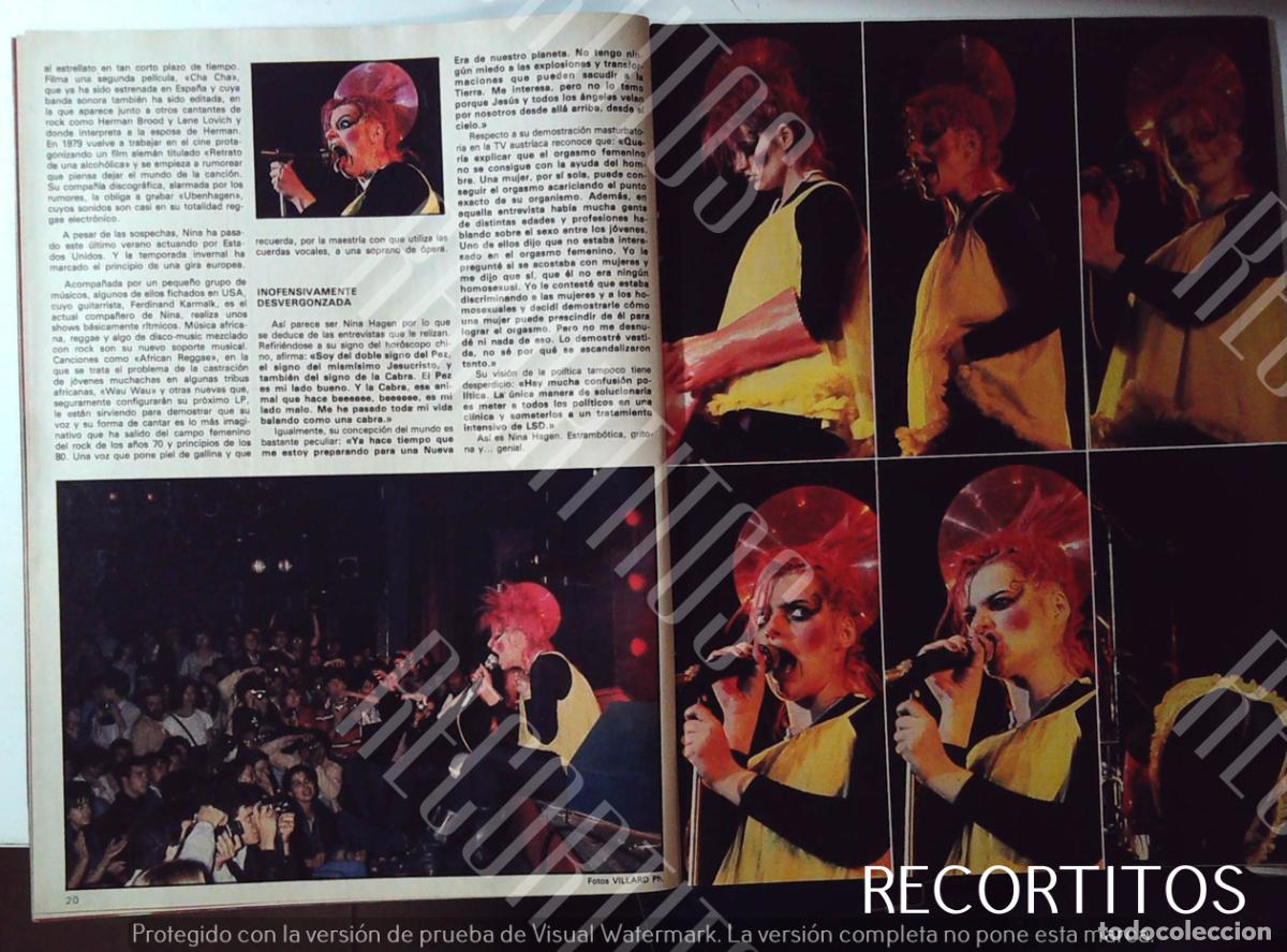 Cin&eacute;ma: nina hagen nina hagen INCOMPLETO